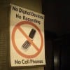 prohibido teléfonos