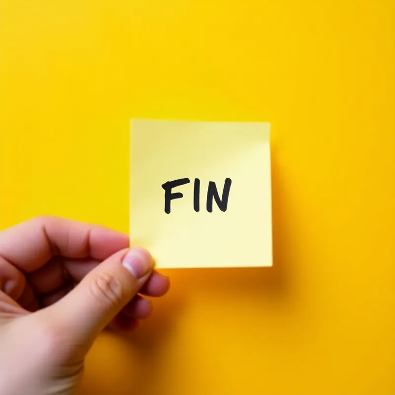 poner el punto final